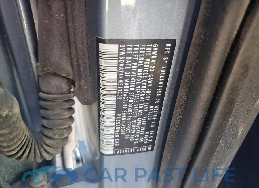 3VW5DAAT4KM511202# 12