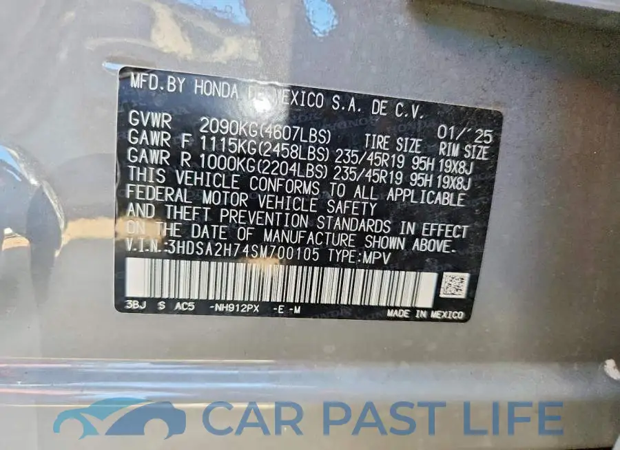 3HDSA2H74SM700105# 13