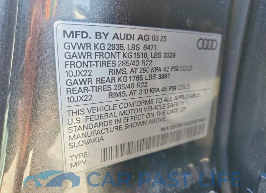 WA1EVBF14SD031907# 13