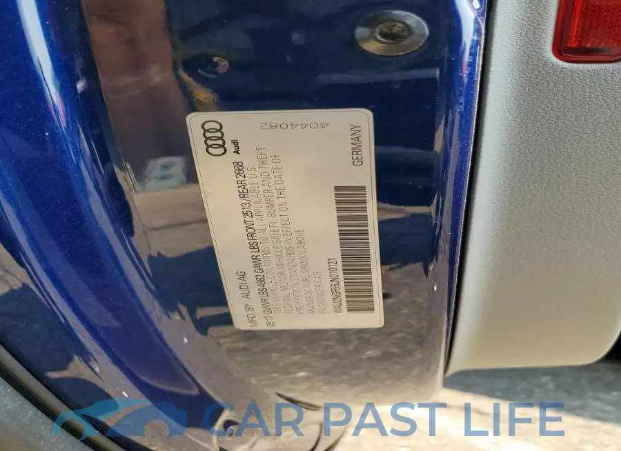 WAU2NGF56JN010121# 13