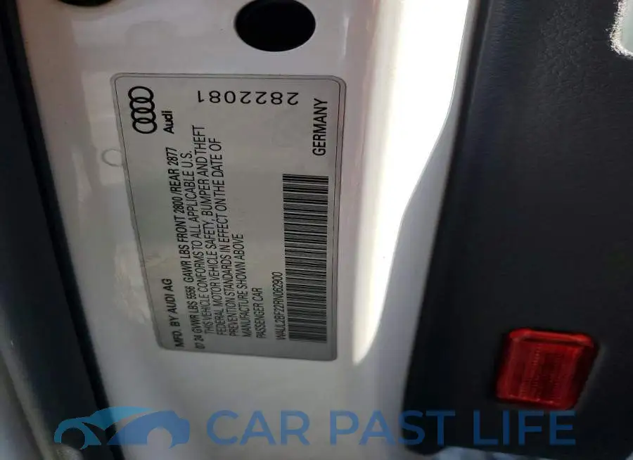 WAUL2BF22RN062900# 12