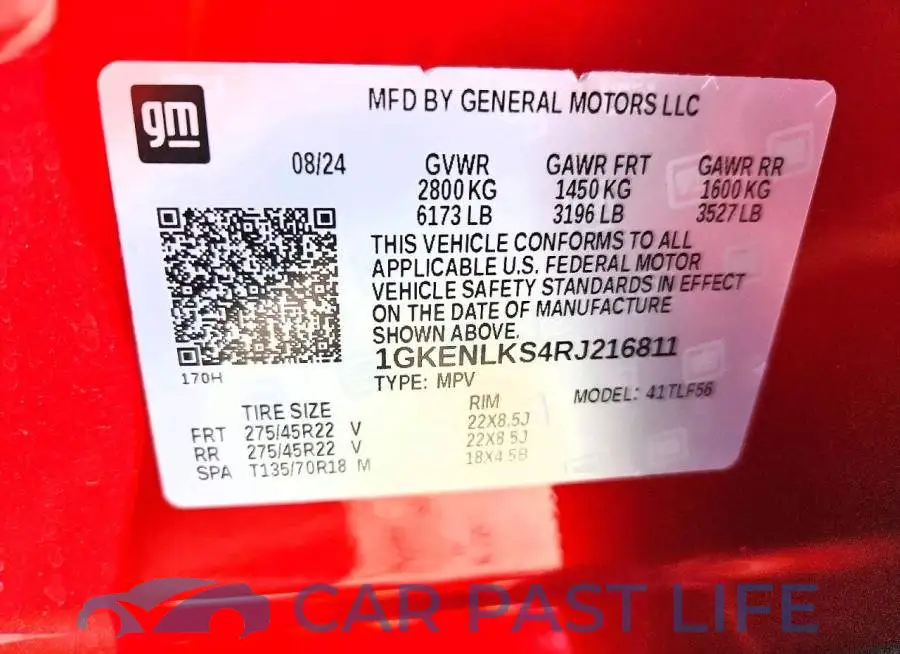 1GKENLKS4RJ216811# 14