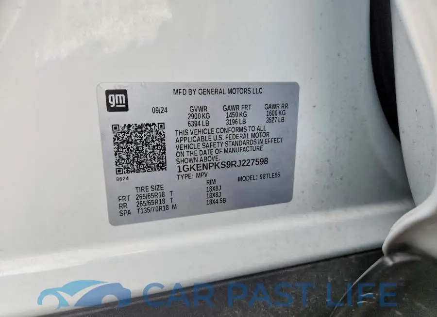1GKENPKS9RJ227598# 12