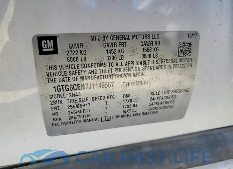 1GTG6CEN7J1149567# 12
