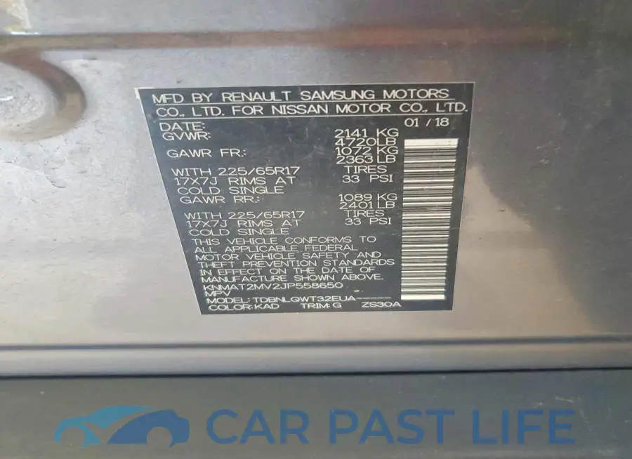 KNMAT2MV2JP558650# 13