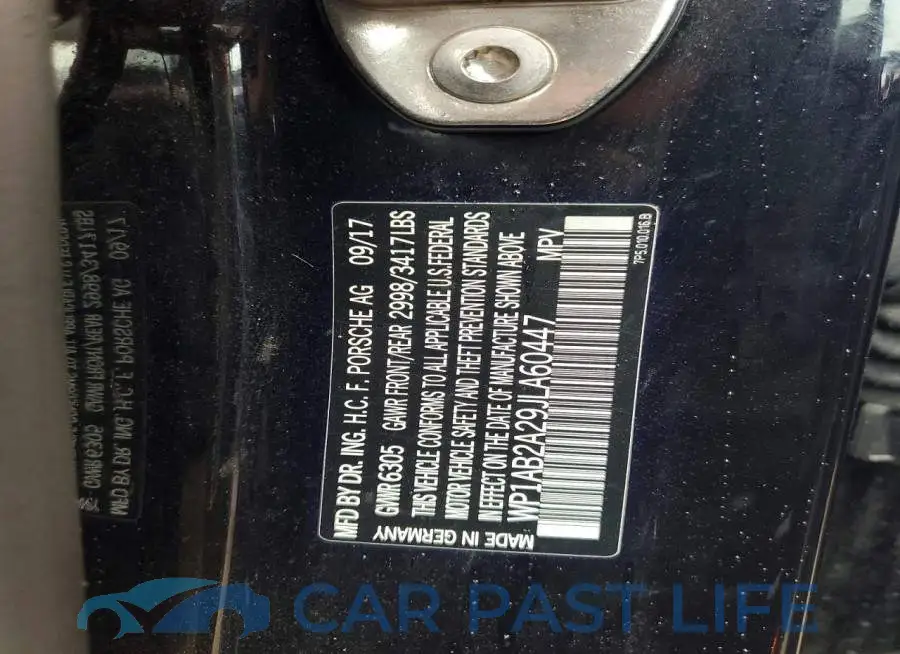 WP1AB2A29JLA60447# 13