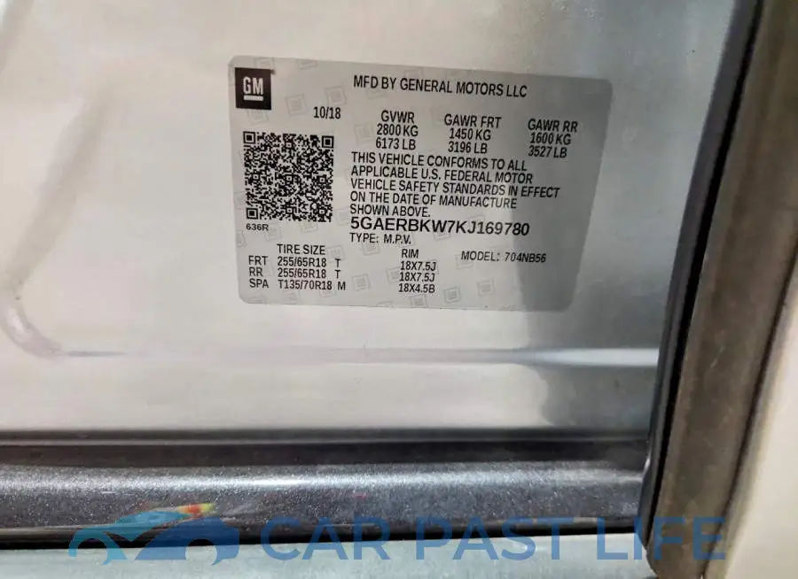 5GAERBKW7KJ169780# 14
