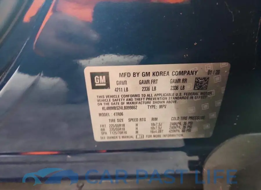 KL4MMBS24LB099862# 13