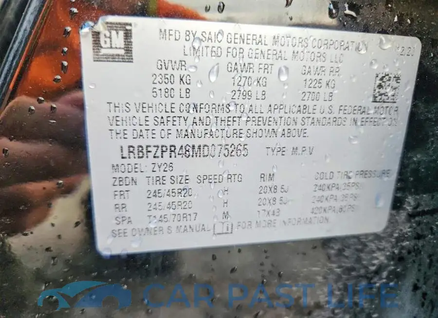 LRBFZPR48MD075265# 13