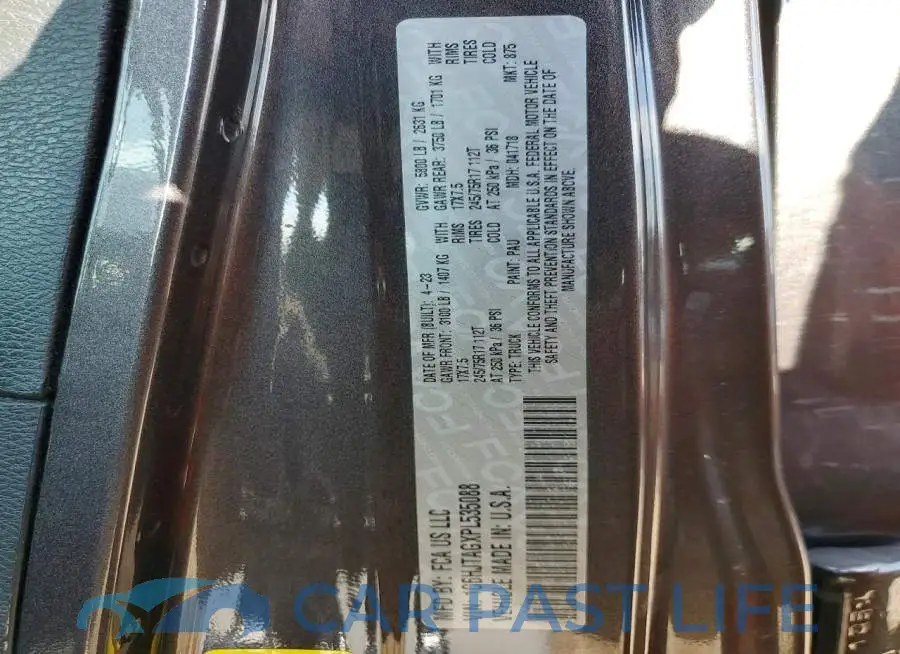 1C6HJTAGXPL535088# 12