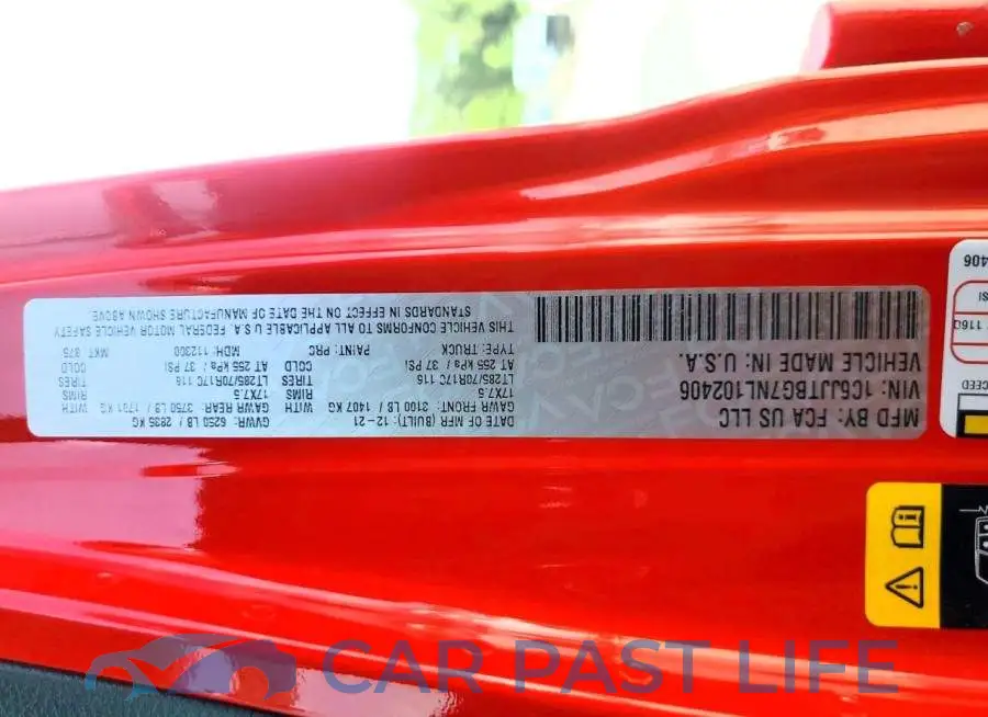 1C6JJTBG7NL102406# 12