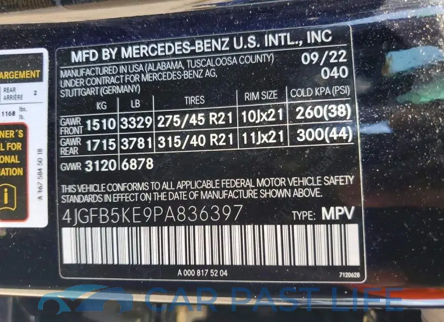 4JGFB5KE9PA836397# 14