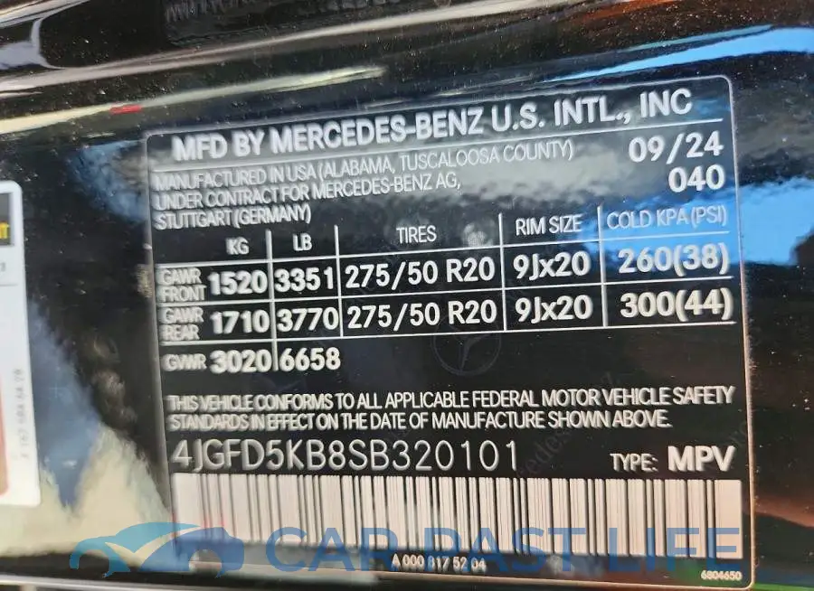 4JGFD5KB8SB320101# 13