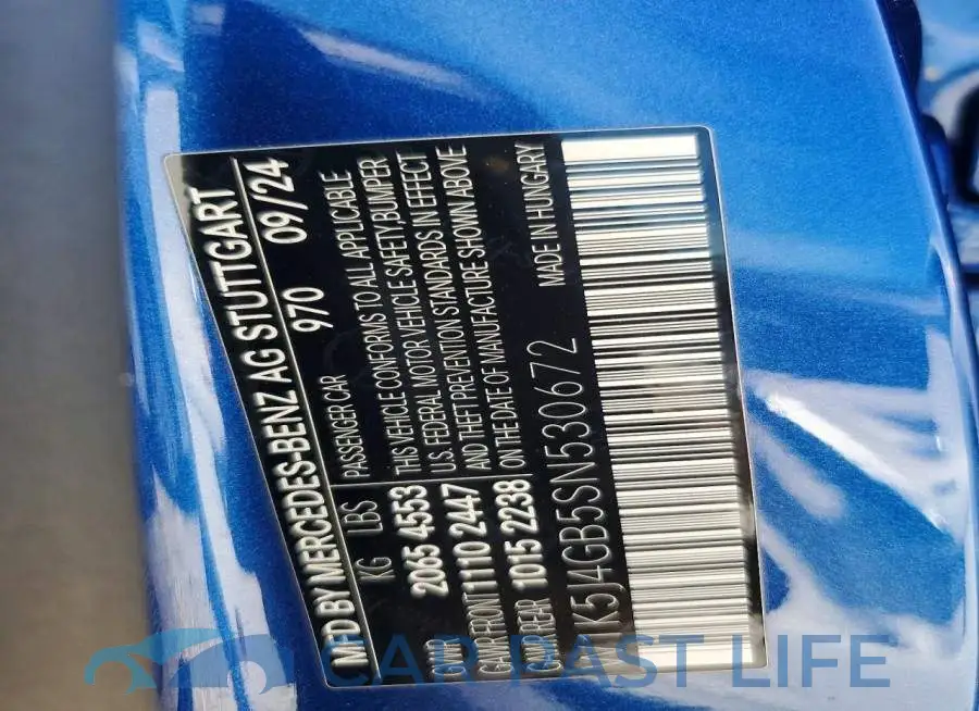W1K5J4GB5SN530672# 13