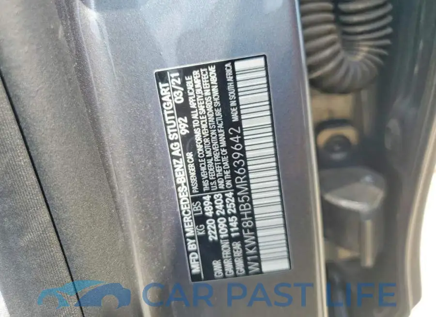 W1KWF8HB5MR639642# 12