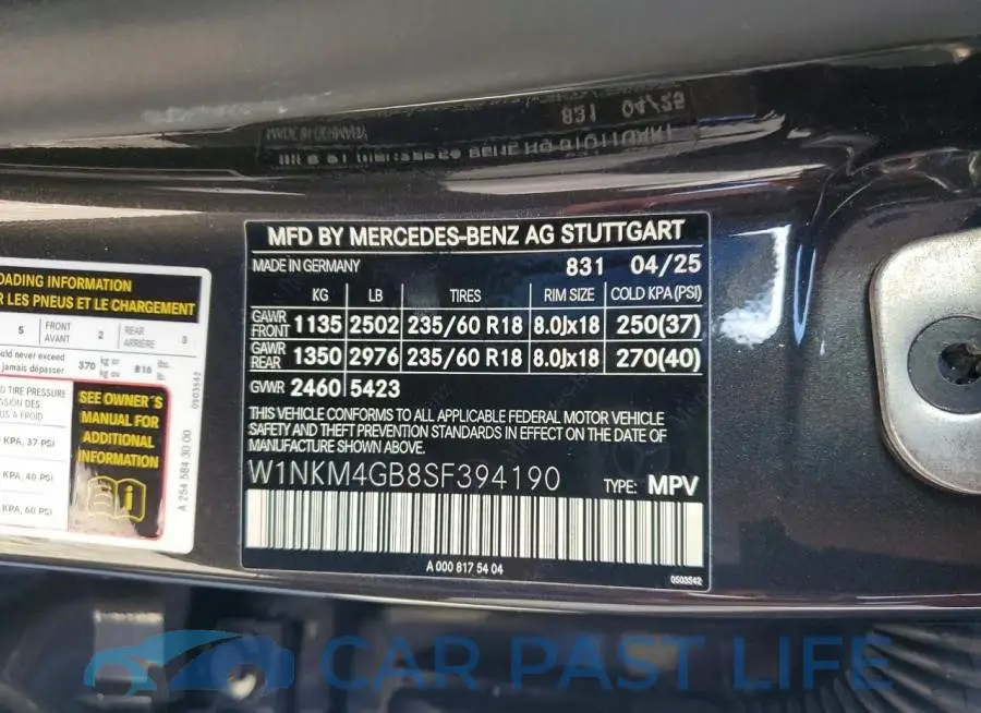W1NKM4GB8SF394190# 14