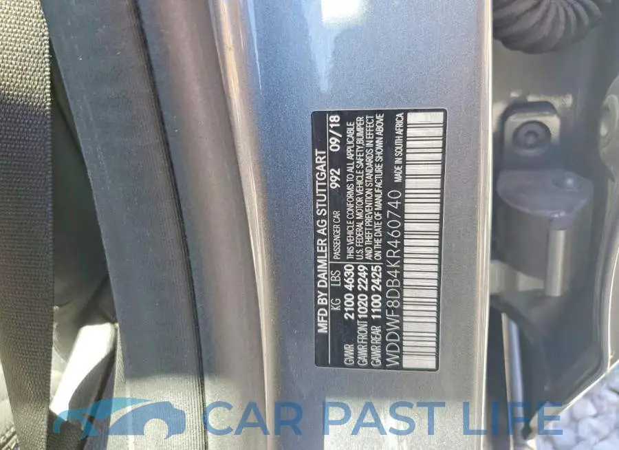 WDDWF8DB4KR460740# 12