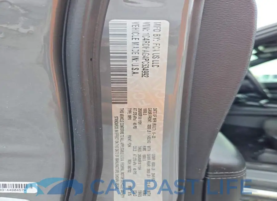 1C4RDHAG4PC634992# 14