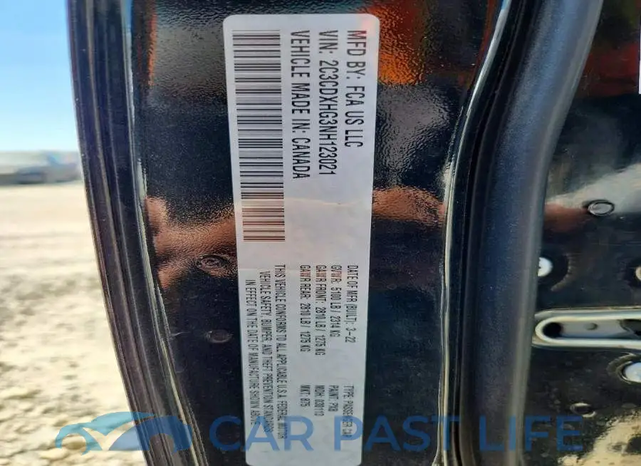 2C3CDXHG3NH123021# 12