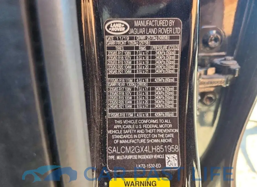SALCM2GX4LH851958# 14