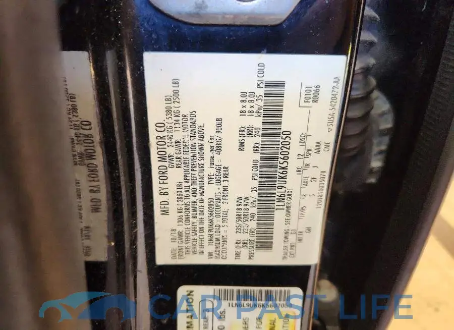 1LN6L9UK6K5602050# 12