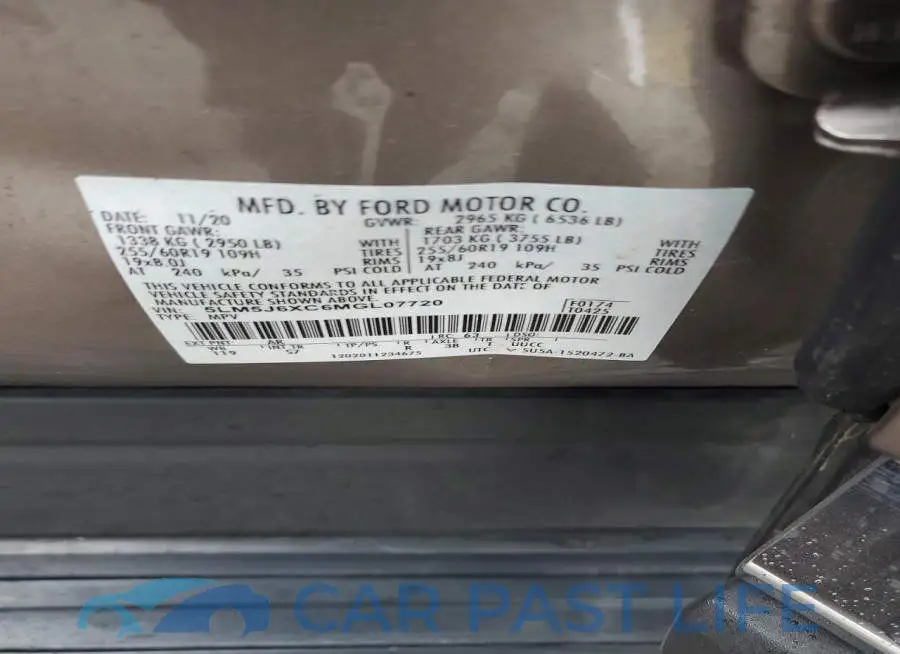 5LM5J6XC6MGL07720# 13