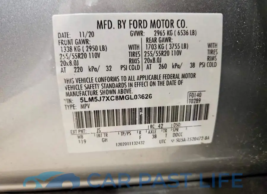 5LM5J7XC8MGL03626# 13