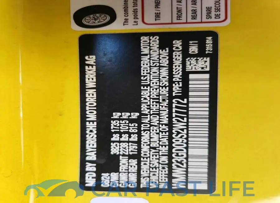 WMW23GD09S2W27772# 12
