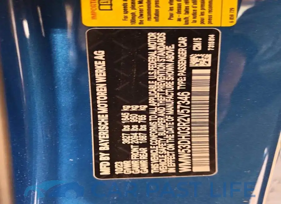 WMW53DH03R2V57346# 12