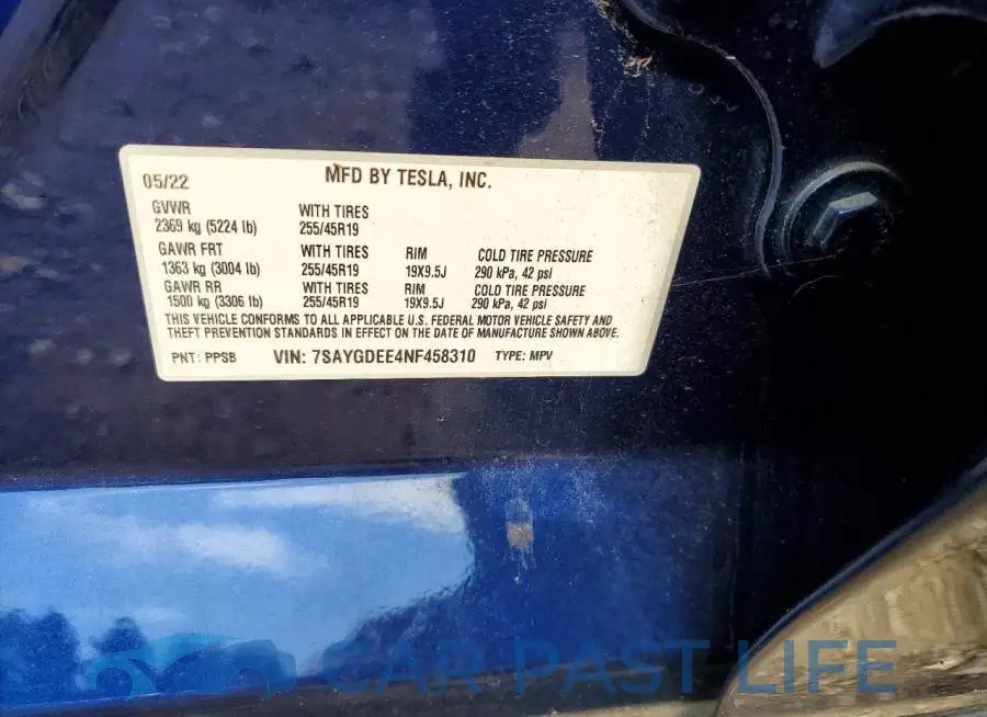 7SAYGDEE4NF458310# 12