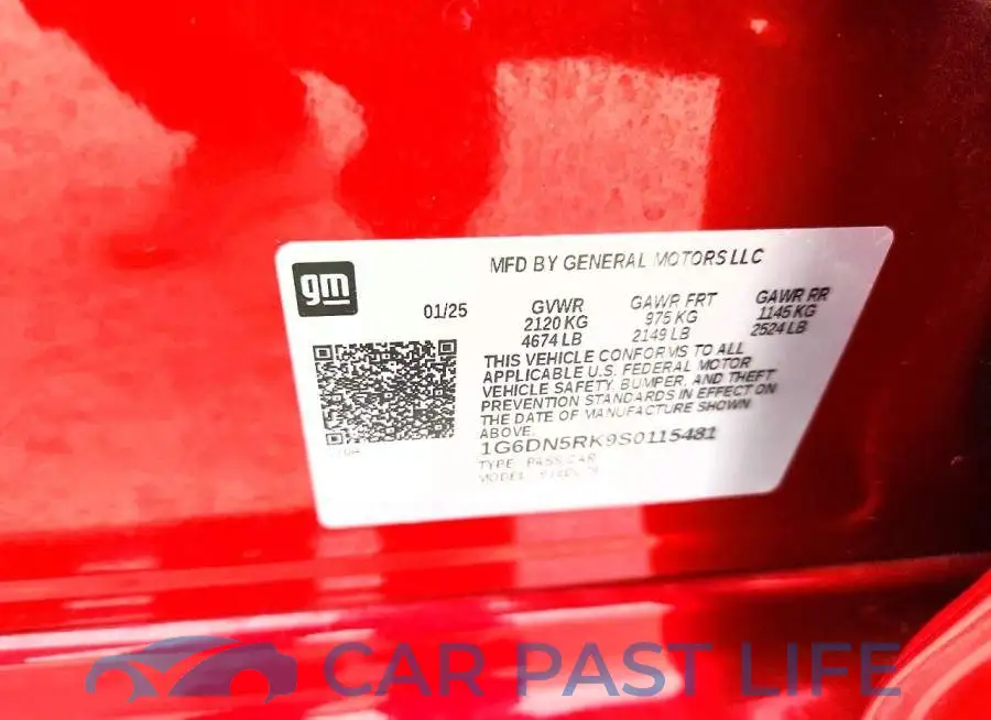 1G6DN5RK9S0115481# 12