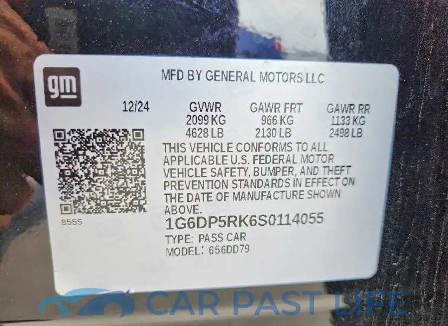 1G6DP5RK6S0114055# 12