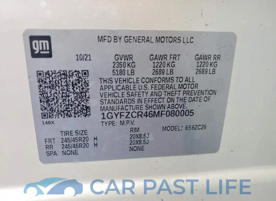 1GYFZCR46MF080005# 14