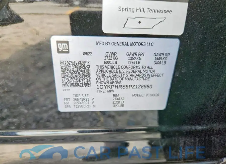 1GYKPHRS9PZ126980# 14