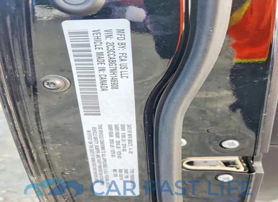 2C3CCABG7NH146908# 13