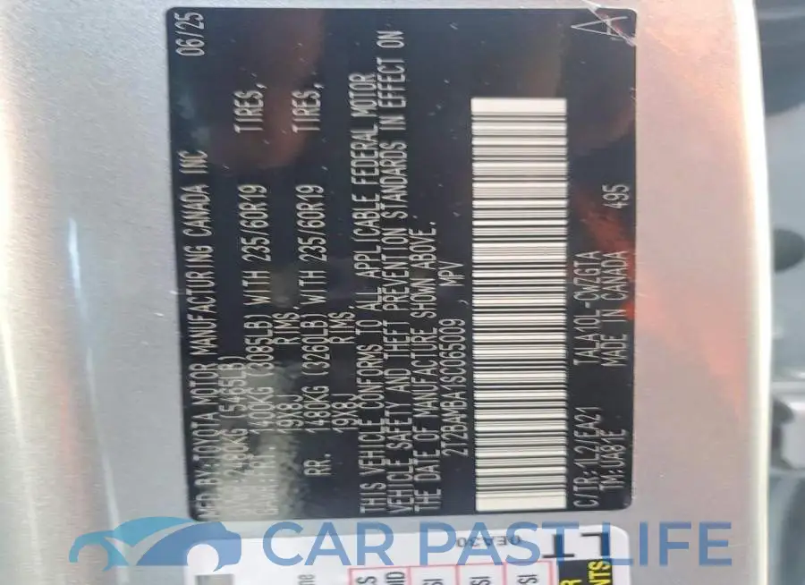 2T2BAMBA1SC065009# 13