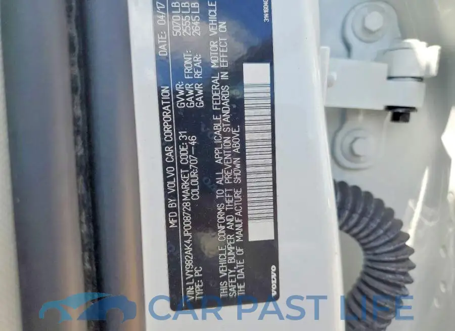 LVY982AK4JP008728# 12