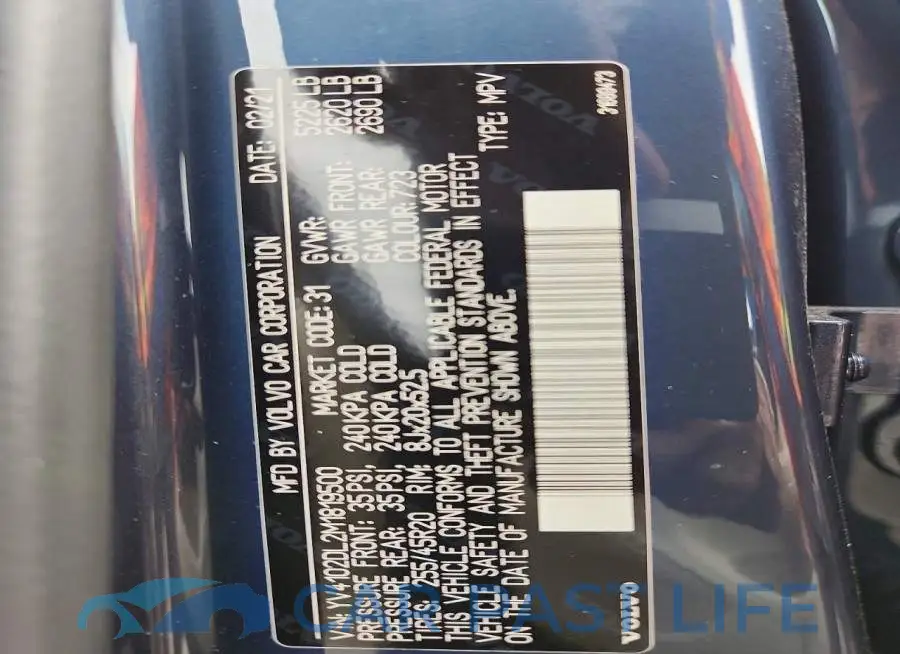 YV4102DL2M1819500# 13