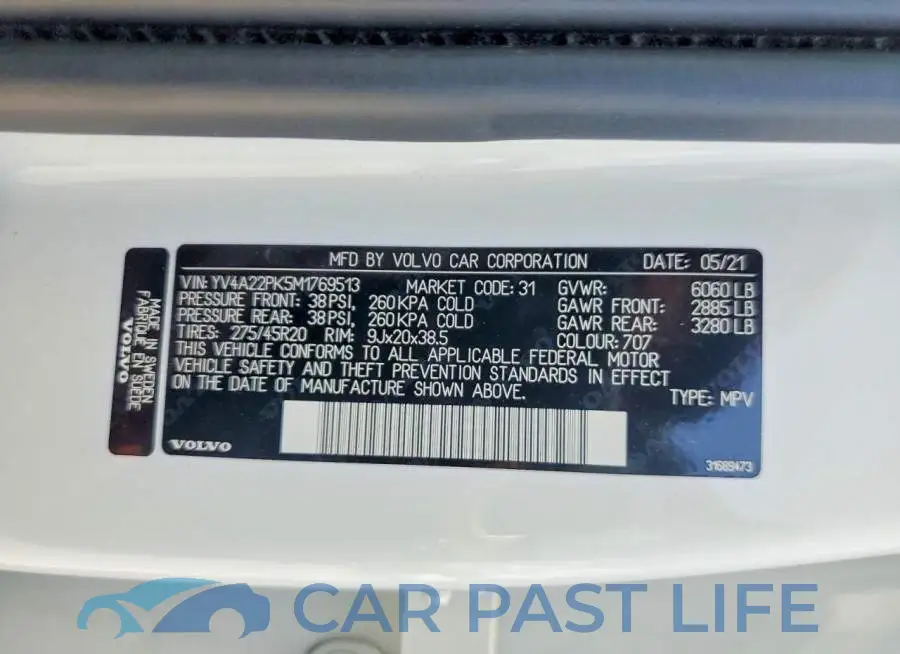 YV4A22PK5M1769513# 13