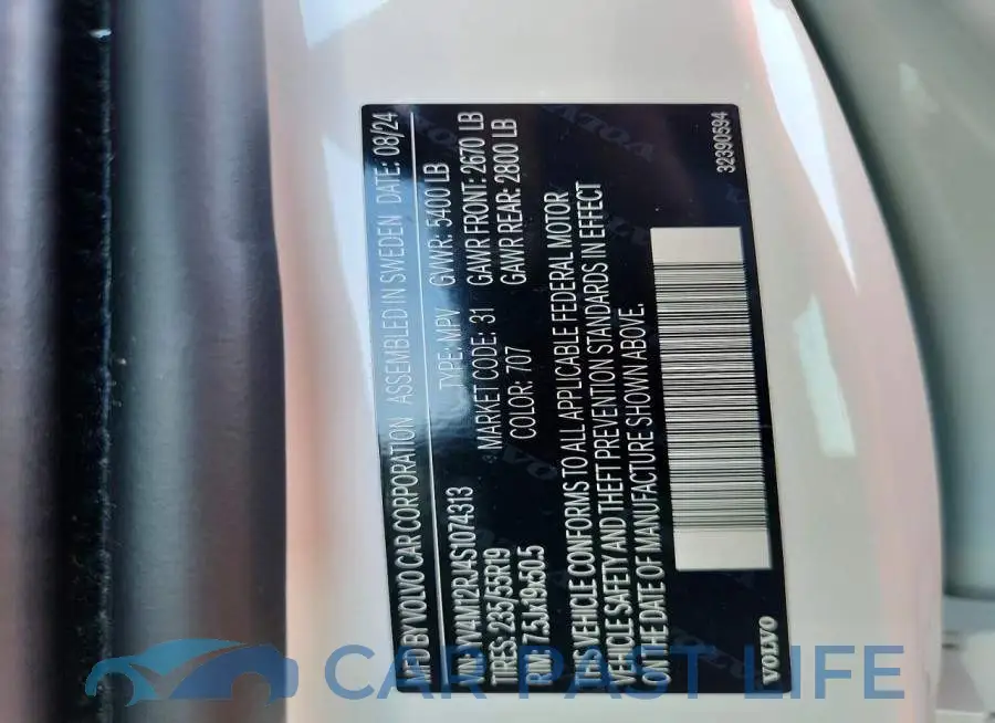 YV4M12RJ4S1074313# 13