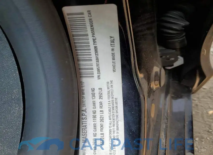 ZAM57RTA8H1239999# 12