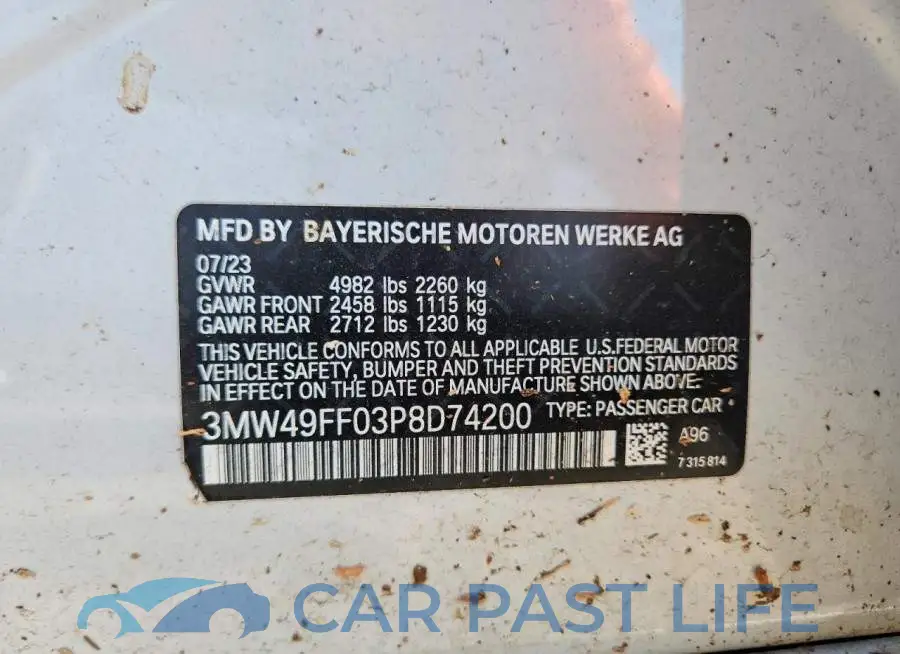 3MW49FF03P8D74200# 13