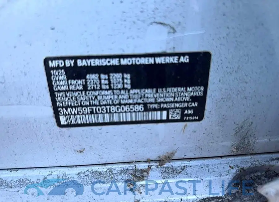 3MW59FT03T8G06586# 10