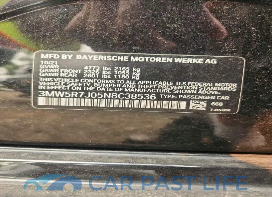 3MW5R7J05N8C38536# 12