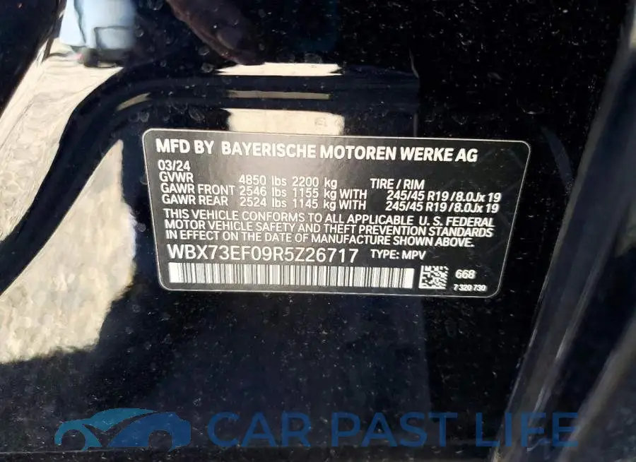 WBX73EF09R5Z26717# 13