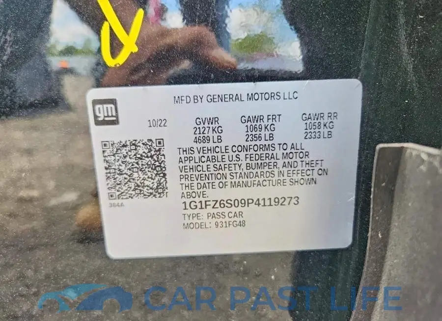 1G1FZ6S09P4119273# 13