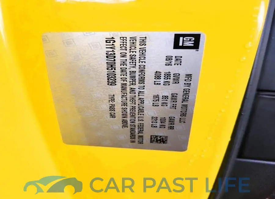 1G1Y13D70H5103239# 13