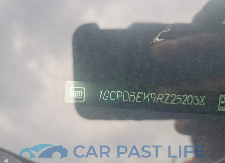 1GCPDBEK9RZ252038# 12
