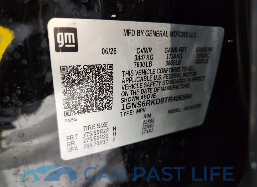 1GNS6RKD8TR406594# 14