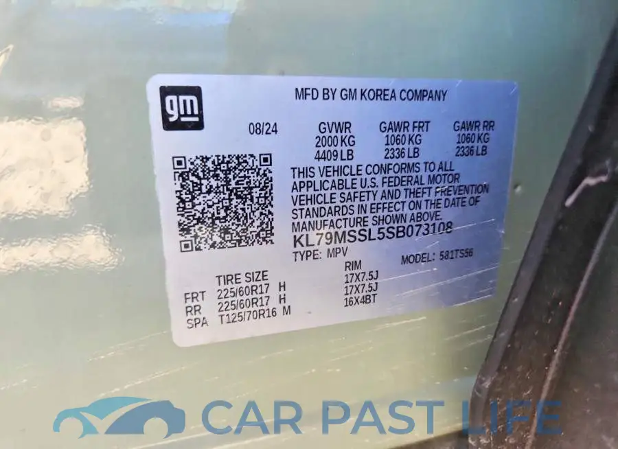 KL79MSSL5SB073108# 13